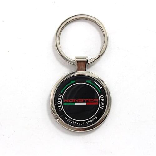 Motorcycle keychain key Ring with logo for DUCATI Monster 400 620 659 696 796 797 821 1100/S/EVO 1200/S/R