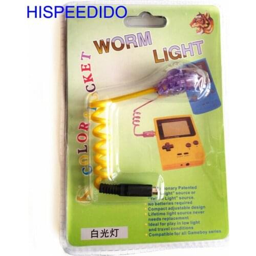 HISPEEDIDO 10pcs/lot for Nintendo GBC GBP Worm Light Illumination LED Lamps for Gameboy Color and for Pocket Console WormLight