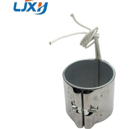 LJXH Inner Dia.65mm Band Heater Stainless Steel 110V/220V Height 50mm/55mm/60mm 300W/340W/370W for Packaging Printing Machine