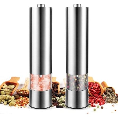 Stainless Steel Pepper Mill Grinder Salt & Pepper Mill Cutter Kitchen Seasoning Tools Accessories for Cooking