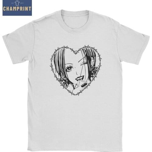 Nana Osaki Manga T-Shirts for Men Anime Humor Cotton Tees O Neck Short Sleeve T Shirt Gift Clothes