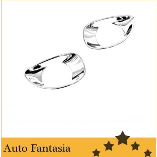 Chrome Front Fog Light Trim for Toyota Yaris Hatchback 05-08- free shipping
