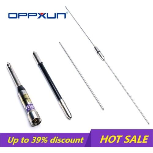 OPPXUN NL-860R Mobile/Station Antenna 144/430MHz Max 150W for Nagoya Mobile Car Radio 76cm Daul Band High Gain Antenna