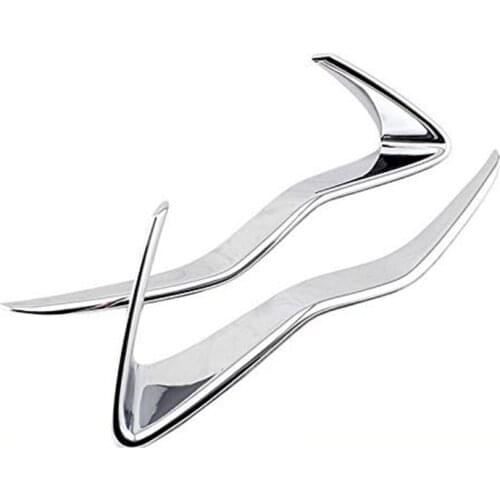 For Subaru XV Crosstrek 2012 2013 2014 2015 Front Headlight Head Light Lamp Eyelid Chrome Trim Cover Strip Frame Car Styling