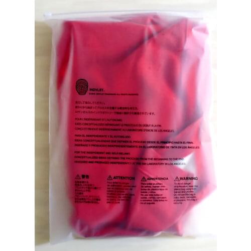 30x40cm custom printed logo zipper bag/ zip lock plastic gift opp bag