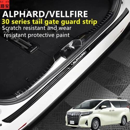 Applicable to 15-20 years alphard velfire 30 series boot protection strip and tail door anti scratch trim strip accessories
