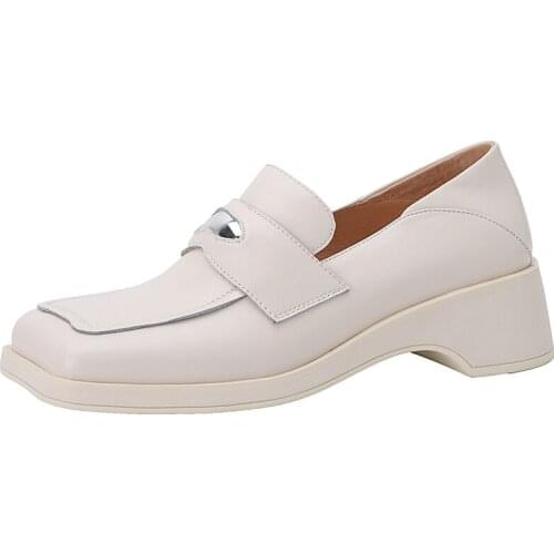 PUHLLM Leather Pumps