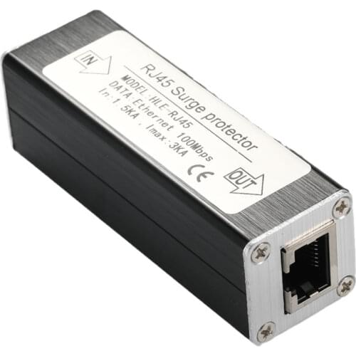 Network RJ45 cable monitoring equipment IP Camera surge protector Lightning Protection device Arrester Surveillance video 100M