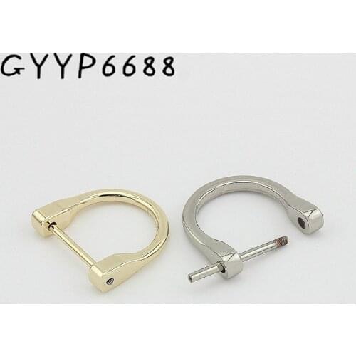 10pcs 19mm29mm Leather handbag bag hardware accessories Detachable screw D buckle knit bag handbags Hardware Accessories D ring