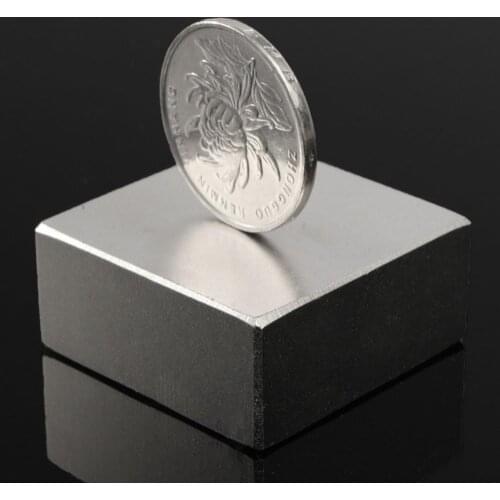 40x40x20mm N52 Super Strong Cuboid Blocks Rare Earth Neodymium Fridge Magnets Fridge Crafts For Acoustic Field Electronics