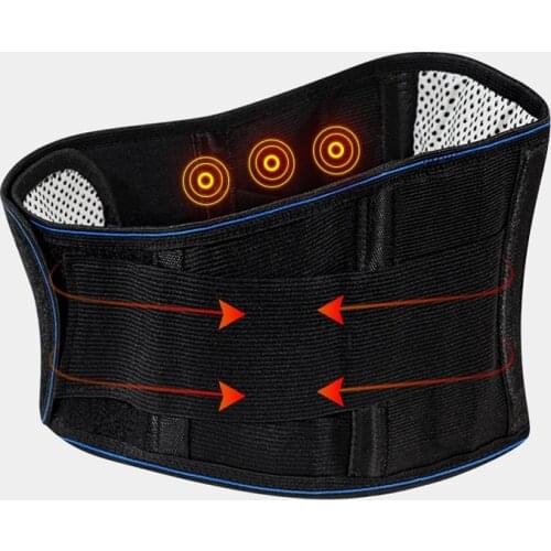 Tourmaline Waist Brace Support Belt Band Self Heating Lower Back Supports Magnetic Therapy Lumbar Waist Bandage Back Waist Belt
