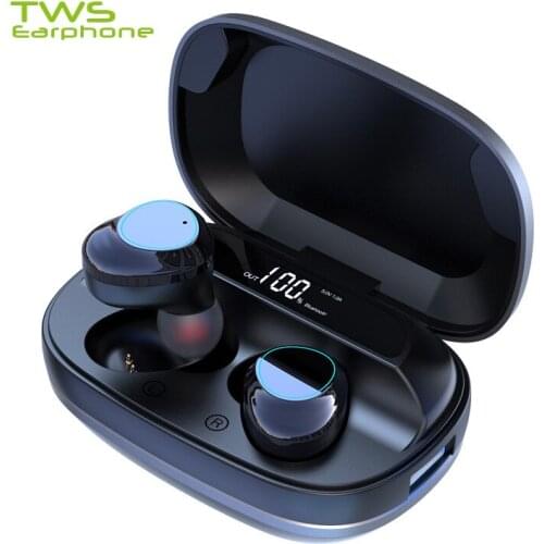 TWSearphone G16 Bluetooth 5.0 Earphone 3000mAh Charging Box Headphone IPX7 Waterproof Headset LED Display Earbuds For Smartohone