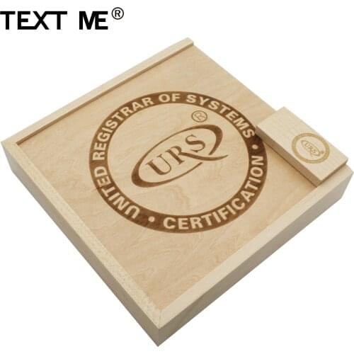 TEXT ME photography gift usb maple Wooden+box Photography LOGO 64GB usb flash drive pen drive 4GB 8GB 16GB 32GB usb2.0