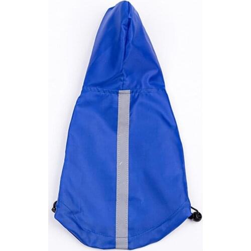New Pet Dog Waterproof Rain Proof Hooded Raincoat Pet Dog Raincoat Animal Dog Raincoat Hooded for Elastic Band Breathable Jacket