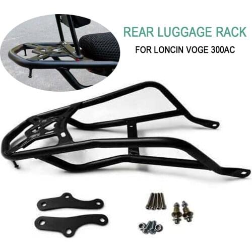For Loncin Voge 300AC 300 AC Motorcycle Rear Shelf Rear Rack Tailstock Rear Luggage Rack Saddlebag Support Trunk Holder