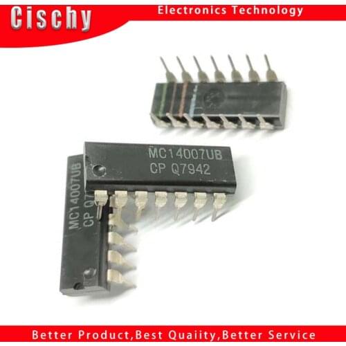 1PCS MC14007UBCP MC14007 DIP16