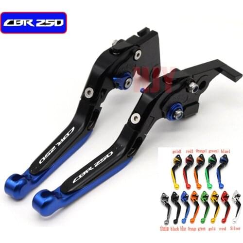 13 Colors CNC Adjustable Folding Extendable Motorcycle Brake Clutch Levers For Honda CBR 250 R ABS CBR250 2011-2013