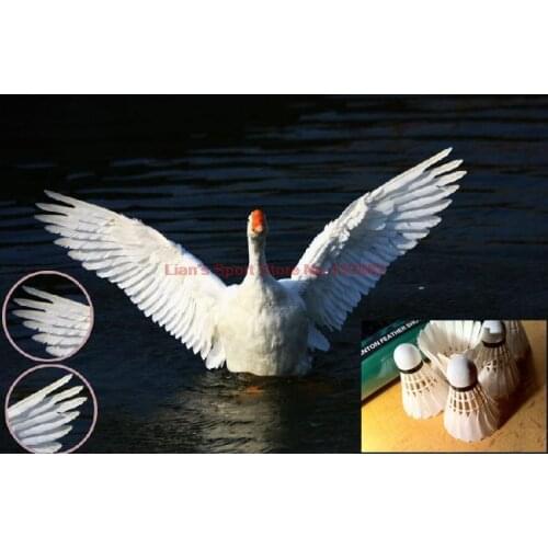 3tubes/lot The best Training Ball Extremely Durable Badminton Shuttlecocks High Quality Goose Feather Birdie L104A