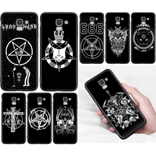 Pentagram 666 Demonic Cover For Samsung Galaxy J8 J7 Duo J6 J5 Prime J4 Plus J3 J2 Core 2018 2017 2016 Phone Case