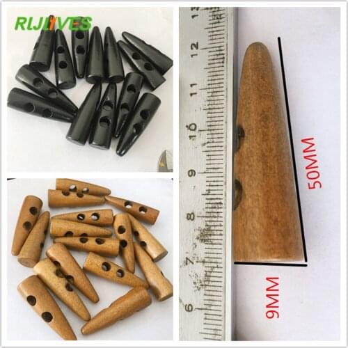 Oval Shape Wooden Buttons Scrapbooking Natural Wood button Fashion clothes buttons for Clothing sewing Accessories