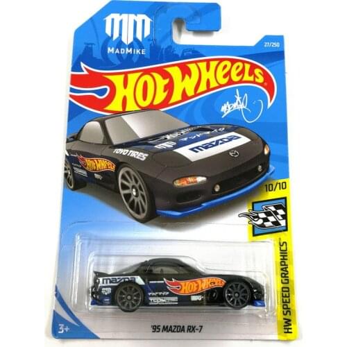 2019 Hot Wheels 1:64 Car 95 MAZDA RX-7 Collector Edition Metal Diecast Cars Collection Kids Toys Vehicle For Gift