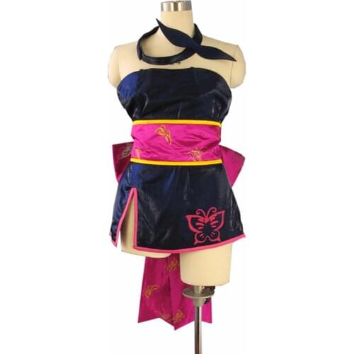 Dead or Alive 3 Ayane Cosplay Costume GOOD quality include long stocking 11