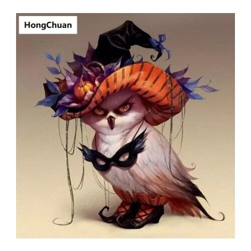 Cute Owl 5D DIY Full Square/Round Diamond Painting Diamond Embroidery Diamond Inlaid Cross Stitch Home Decoration Gift