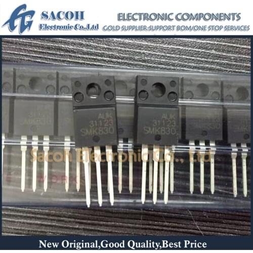 Free Shipping 10Pcs SMK830 830 TO-220F 4.5A 500V Power MOSFET transistor