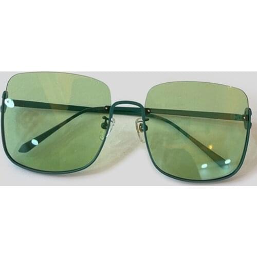 Fashion Polarized Sunglasses Men Luxury Brand Designer Sime Rimless Mirror Summer Goggles Shadow UV400 Oculos