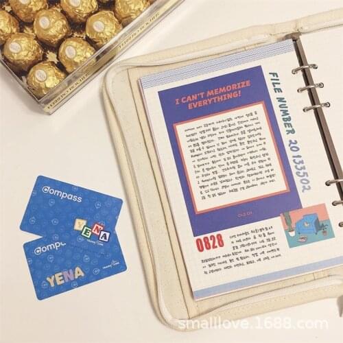 Insold retro Korean small fresh student dialog note pad message book note paper