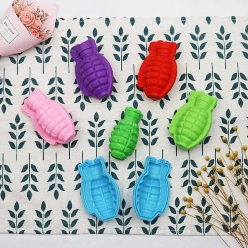 Single Silica Gel Grenades Cake Mold High-temperature Resistant DIY Bakery Easily Removable Mold XG7005