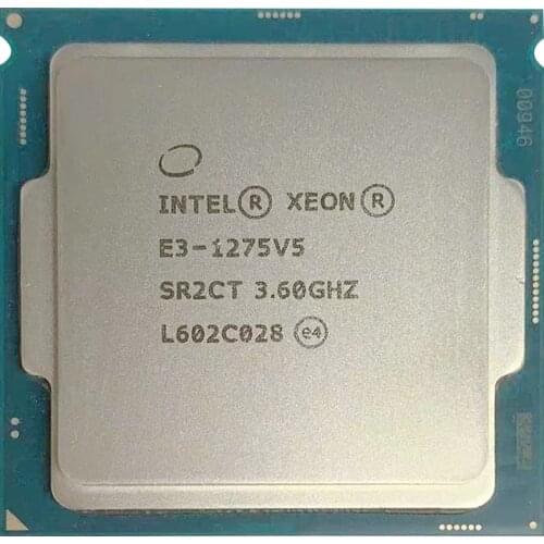 MPU Intel Xeon E3-1275 v5 E3 1275v5 E3 1275 v5 3.6 GHz Quad-Core Eight-Thread CPU Processor 80W LGA 1151