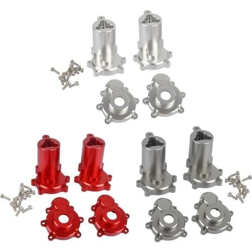 RER11407 Metal Alloy Rear Outer Portal Housing Set for 1/10 RC Racing Car Redcat GEN8
