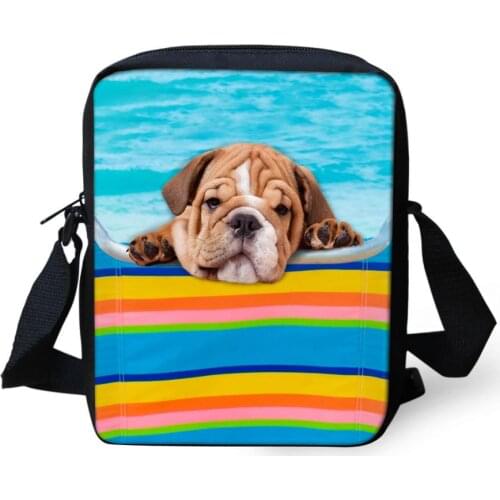 Cute Puppy Dog Shoulder Messenger Bag Cool Summer Crossbody Phone Bag for Boys Phone Bag Shopping Bags Mochila Infantil