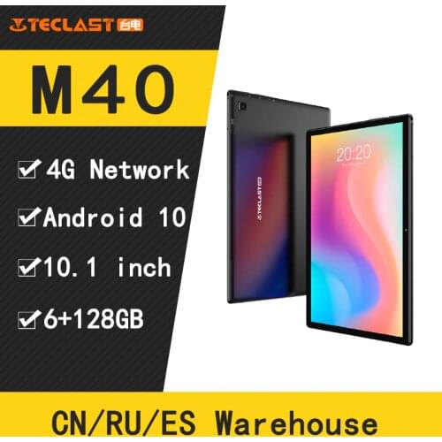 Teclast M40 6GB RAM 128GB RAM 4G Network Tablets Octa Core Android 10 UNISOC T618 GPS 10.1 inch IPS 1920x1200 Tablet pc