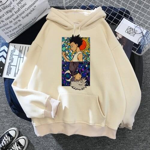 Hunter X Hunter Hoodies Hisoka Graphic Streetwear Men Kawaii Killua Cartoon Tops Unisex Hot Japanese Anime Sweatshirts Male