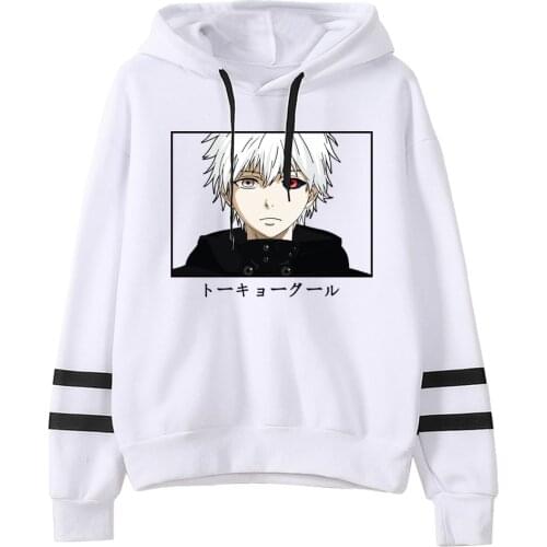 Japanese Anime Funny Tokyo Ghoul Kaneki Ken Hoodies Sweatshirts Streetwear for Women/men