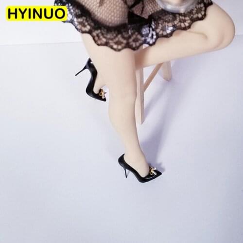 1:6 Scale Female Sexy Women Bowknot High Heels Heightening Shoes Model Figure Fit For 12" Body Action Figures Doll Accessories
