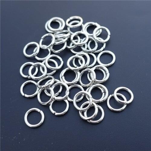 0.8*1.2mm Open Circle Jump Rings Single Loops DIY Open Jump Rings & Split Rings Connectors For Jewelry Making Finding 100pcs/lot