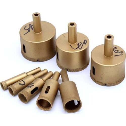 1pcs 55mm Brazing Hole Opener Diamond Coated Core Drill Bit Tile Glass Marble Tile Granite Ceramics Hole Saw Metal Opener Cutter