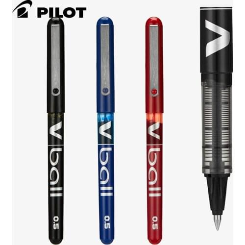 1pcs PILOT BL-VB5 Neutral Straight Liquid 0.5mm Roller Pen Student Stationery Large Ink