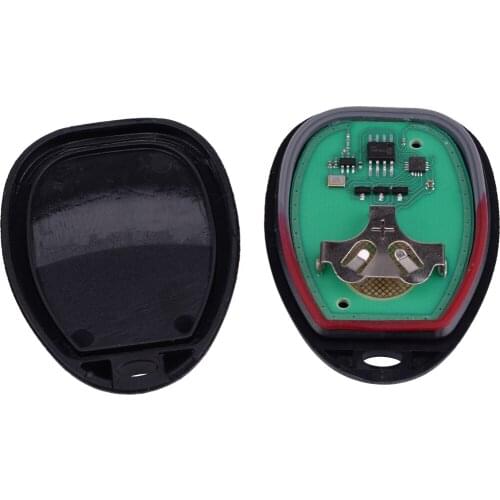 Car Keyless Entry Remote 6-Buttons Key Fob Transmitter Replacement fit for Buick Terraza Chevy Pontiac Montana 15114376 KOBGT04A