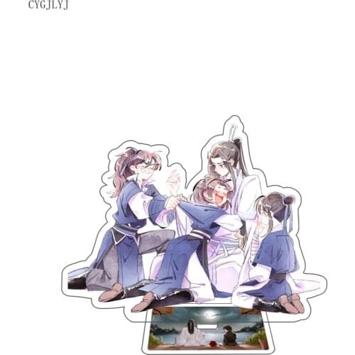 Woman Man Keychain Couples Keyring Erha and His Master White Cat Brelok Chu Wan Ning Acrylic Stand Brelok For Boyfriends Gifts