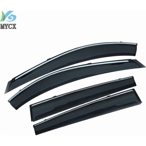 4Pcs Side Wind Window Deflectors Visor Car Windshield Rain Guard Deflectors For Toyota RAV4 RAV 4 2019~2020