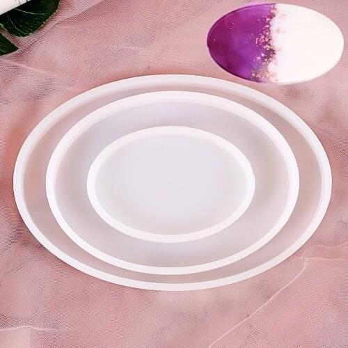 DIY Silicone Mirror Pan Cake Mold Round Mirror Small Large Silicone Mold For Resin Cake Decoration Tools Cake Tools