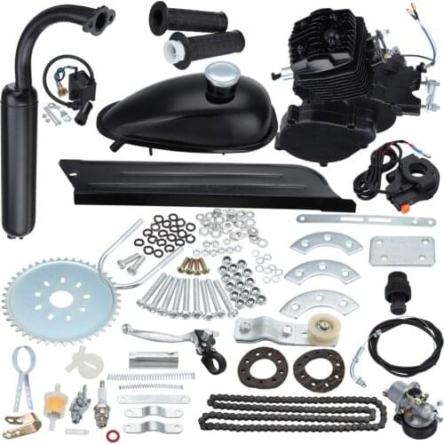 100cc 2 Stroke Gasoline Engine Kit for Electric Bicycle Motorcycle High Power Engine Complete Set Bike Gas Engine Motor Set