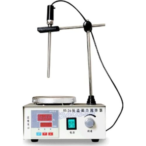 85-2 Lab Magnetic Stirrer Heating Plate 110V 220V Digital Display 2200rpm Adjustable Blender Laboratory Stirrer