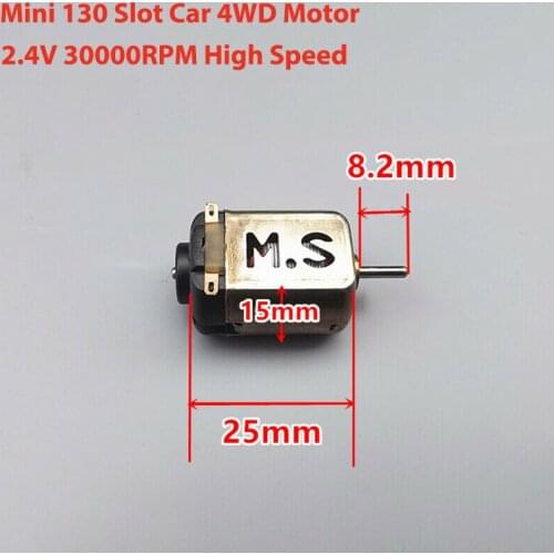 Micro 130 DC Motor 2.4V 30000RPM Ultra-high Speed Engine FOr RC Toy Models Raing Slot Car