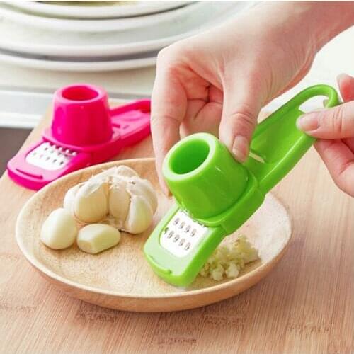 Multi-Functional Mini Ginger Garlic Press Grinding Grater Planer Slicer Cutter Cooking Tool Kitchen Accessories 301-0450