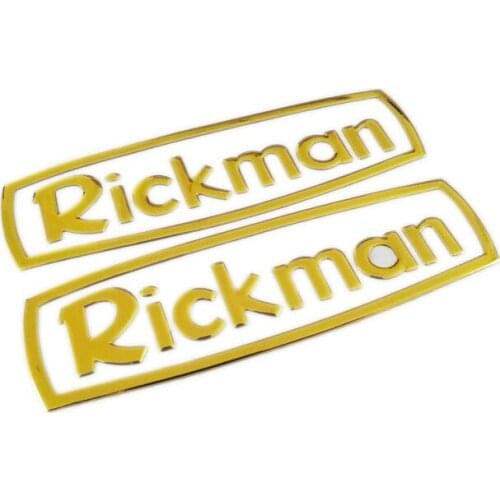 Motorcycle car high quality 3d 3M decal sticker for Rickman Gold Yellow Color